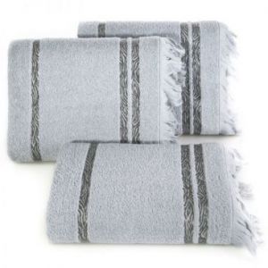 Ręcznik frotte VERA2 70X140 srebrny