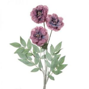 Sztuczny kwiat dekoracyjny NATU VIII jasny fioletowy x12