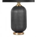 Lampa stołowa ceramiczna REA 41X65 czarna + złota