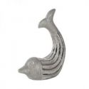 Figurka Delfin PATO 14X6X17 srebrna