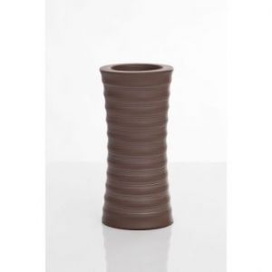 Świecznik ceramiczny PRIME 8X18 brązowy