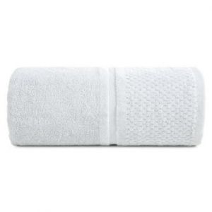 Ręcznik frotte z welurową bordiurą IBIZA 50X90 srebrny