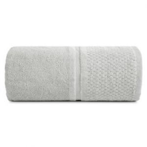 Ręcznik frotte z welurową bordiurą IBIZA 50X90 szary