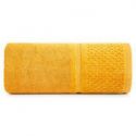Ręcznik frotte z welurową bordiurą IBIZA 70X140 musztardowy