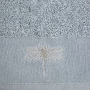 Ręcznik kąpielowy frotte LORI ważka 50X90 srebrny