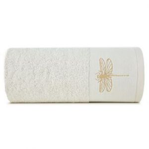 Ręcznik kąpielowy frotte LORI ważka 50X90 kremowy