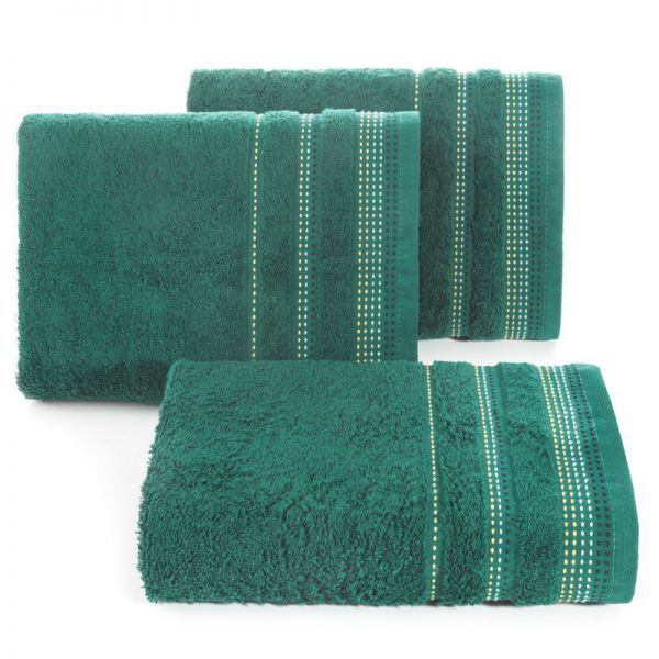 Ręcznik frotte POLA 70X140 ciemny zielony