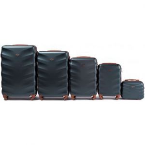 Wings  Zestaw 5 walizek podróżnych na kółkach ABS...