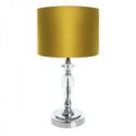 Lampa dekoracyjna LEAMI 30X30X49 złota + srebrna