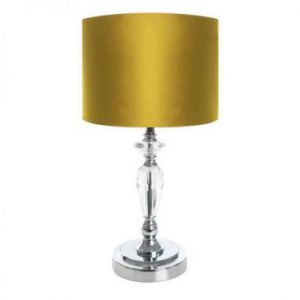 Lampa dekoracyjna LEAMI 30X30X49 złota + srebrna
