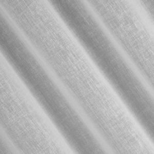 Firana na przelotkach ze srebrną nicią ALICJA 140X270 biała