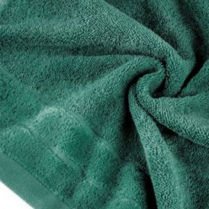 Ręcznik jednokolorowy bawełniany AMLA 70X140 butelkowa zieleń