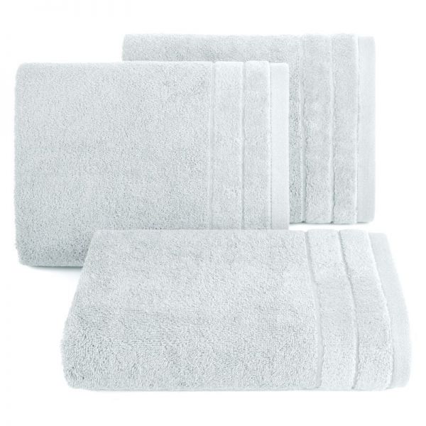 Ręcznik jednokolorowy bawełniany AMLA 70X140 srebrny