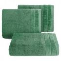 Ręcznik frotte z welwetową bordiurą DAMLA 30X50 zielony