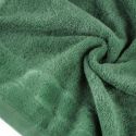 Ręcznik frotte z welwetową bordiurą DAMLA 50X90 zielony