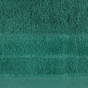 Ręcznik frotte z welwetową bordiurą DAMLA 50X90 ciemny zielony