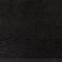 Ręcznik bawełniany z żakardową bordiurą DAFNE 50X90 czarny