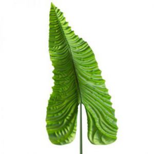 Sztuczny liść ALOCASIA zielony x6