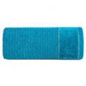 Ręcznik frotte z welurową bordiurą GLORY 70X140 turkusowy