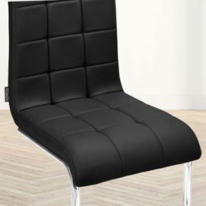 HOMEDE Krzesło ALCANDER czarne
