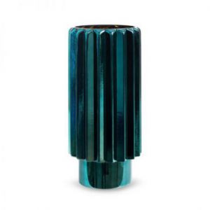 Nowoczesny wazon szklany IRMA 17X17X30 turkusowy