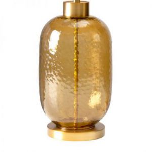 Lampa dekoracyjna MUSA 40X69 turkusowa + złota