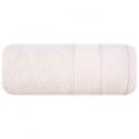Ręcznik bawełniany z welurową bordiurą MARI 30X50 jasny różowy