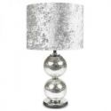 Lampa dekoracyjna SELMA 36X61 srebrna