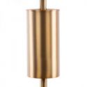 Lampa stojąca z welwetowym abażurem VICTORIA 43X157 czarna + złota