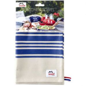 Staub Ręcznik kuchenny z bawełny 50x70 cm niebieski
