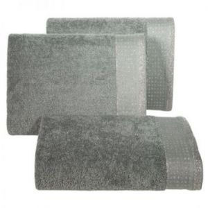 Ręcznik frotte LUNA10 30X50 stalowy