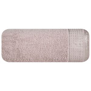 Ręcznik frotte LUNA10 30X50 pudrowy