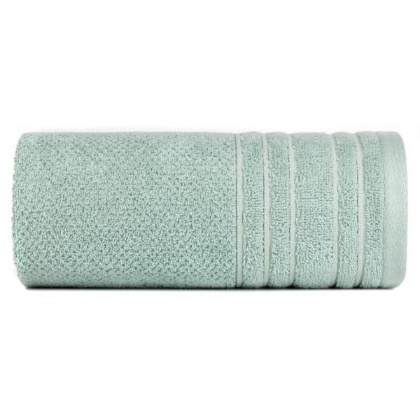 Ręcznik bawełniany frotte z bordiurą GLORY 50X90 miętowy