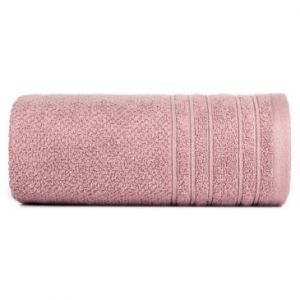 Ręcznik bawełniany frotte z bordiurą GLORY 30X50 liliowy