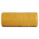 Ręcznik bawełniany frotte z bordiurą GLORY 50X90 musztardowy