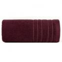 Ręcznik bawełniany frotte z bordiurą GLORY 30X50 bordowy