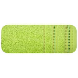 Ręcznik bawełniany z bordiurą POLA 30X50 jasny zielony
