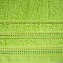 Ręcznik bawełniany z bordiurą POLA 50X90 jasny zielony
