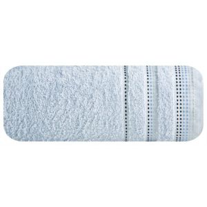 Ręcznik bawełniany z bordiurą POLA 30X50 jasny niebieski