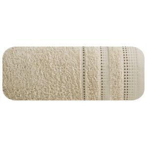 Ręcznik bawełniany z bordiurą POLA 30X50 beżowy