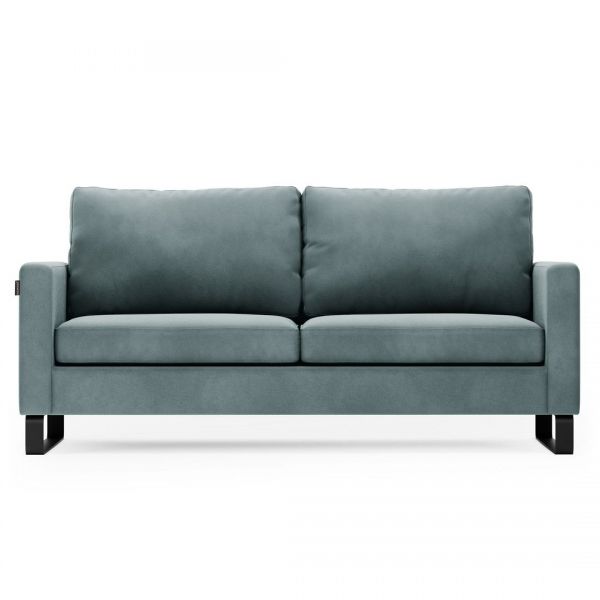 HOMEDE Sofa 2-osobowa CORNI 86x90x18 denim