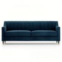 HOMEDE Sofa 2,5-osobowa welwetowa PEPPER 78x80x192 grantowa
