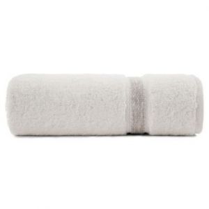Ręcznik bawełniany z bordiurą w stylu eko ALTEA 100X150 kremowy