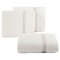 Ręcznik bawełniany z bordiurą w stylu eko ALTEA 30X50 kremowy
