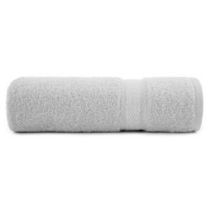 Ręcznik bawełniany z bordiura w stylu eko ALTEA 30X50 srebrny
