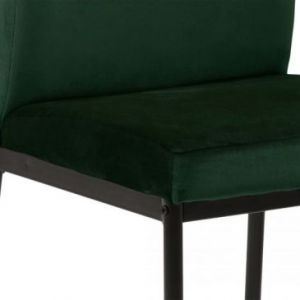ACTONA Krzesło do jadalni HOWALD 90X45X55 zielone czarne