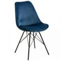 ACTONA Krzesło do jadalni KAESFURT 85X48X54 niebieskie