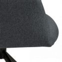 ACTONA Krzesło do jadalni z podłokietnikiem MOYAO ciemnoszare