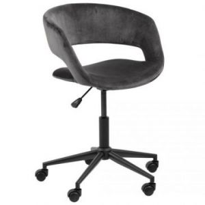 ACTONA Fotel krzesło biurowe NINA 87x56 szary