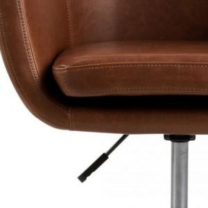 ACTONA Fotel krzesło biurowe NUTRI brązowy